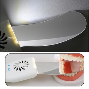 Espejo Dental Eléctrico de Acero Inoxidable con LED, Reflector Fotográfico, Desempañado Automático, 4 Espejos Intercambiables para - Product Image 3