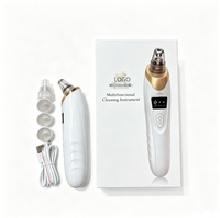 Extracteur de points noirs électrique OEM/ODM en ABS, aspirateur nettoyant les pores, extracteur d'acné, appareil de beauté étanche (normes US) pour peaux sèches, grasses et neutres