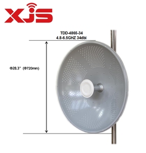 XJS <span class=keywords><strong>Wifi</strong></span> Hotspot de largo alcance <span class=keywords><strong>Wifi</strong></span> <span class=keywords><strong>AP</strong></span> <span class=keywords><strong>5GHz</strong></span> Mimo 33dBi Antena parabólica - Product Image 5