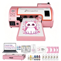 Imprimante DTF A3 M1630pro rose avec four de séchage, nouvelle tête unique pigmentée Xp600, film PET rouleau à rouleau pour impression sur casquettes – Offre spéciale USA