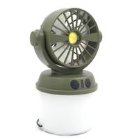 Lampe torche solaire LED multifonctionnelle, batterie AA, étanche IP67, rechargeable, ventilateur de camping, lampe de tente extérieure, lumière chaude