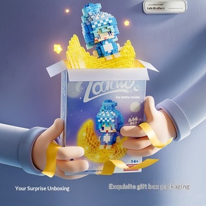 Vendita all'Ingrosso di Blocchi Educativi, Costruzioni per Bambini <span class=keywords><strong>e</strong></span> Ornamenti Giocattolo della Serie <span class=keywords><strong>Luna</strong></span> dei Dodici Segni Zodiacali - Product Image 4