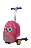 Bagages enfants Offre Spéciale conception personnalisée 3D chariot enfants bagages scooter aéroport enfants voyage chariot bagage sac avec scooter