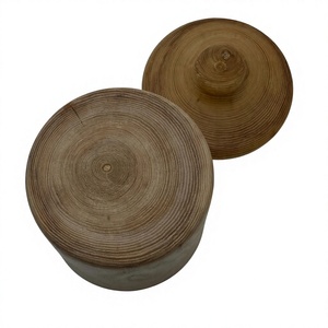 Handcrafted Classic Wooden <b>Jar</b> with Airtight Lid 250mL Capacity Eco-Friendly <b>for</b> Dry Fruits Nuts Spices Luxury <b>Kitchen</b> <b>Storage</b> - Product Image 3