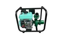 Pompe à eau auto-amorçante à essence Dongqing DQ80LB-3G de 3 pouces en fonte, haute puissance, pour irrigation agricole, manuelle