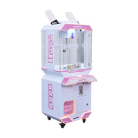Machine de jeu d'arcade à grue à monnayeur multicolore de haute qualité pour la vente en gros, avec conception durable pour les centres de divertissement