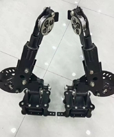 Bras de poulie croisée réglable professionnel avec rotation 3D pour machine Smith et rack à squats