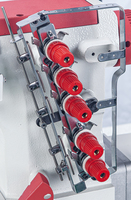 Machine à coudre industrielle programmable à triple aiguille haute vitesse avec coupe-fil automatique et point de chaînette JT-999-01CB-UT pour usine de confection