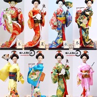 Vente en gros de poupées japonaises Kabuki Geisha Kimono Statue de fille Figurine de collection fantaisie pour la décoration de la maison et du bureau