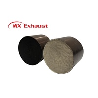 Konverter Katalitik Logam Aliran Tinggi Universal MX Exhaust Honeycomb Carrier untuk Sistem Knalpot Euro5 Euro6