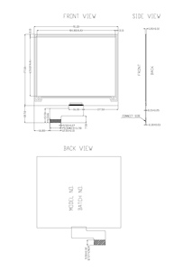 GDEM042T31 Módulo de pantalla de papel electrónico de 4,2 pulgadas de ultra bajo consumo, resolución de 400 × 300, pantalla de tinta electrónica SPI de actualización parcial rápida de 0,3 s - Product Image 6