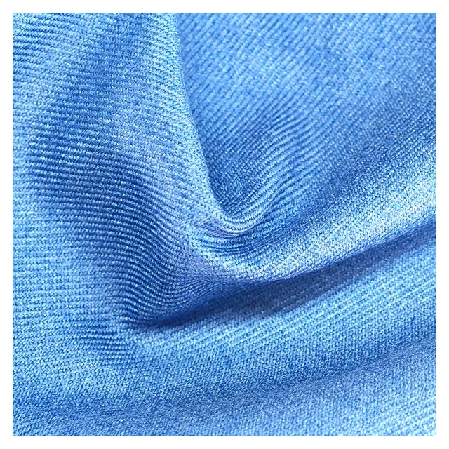 Colorful Double Denim Fabric Cotton Polyester