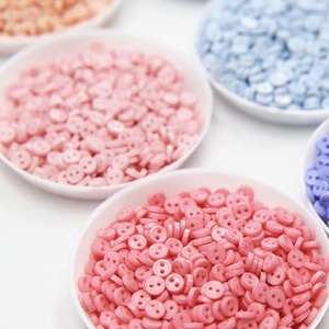 Siêu Nhỏ 4Mm Nhựa Mỏng Biên Giới Hai Mắt Heo Mũi Bé Ăn Mặc Búp Bê Nút Mini Nút Cho Tùy Chỉnh - Product Image 3