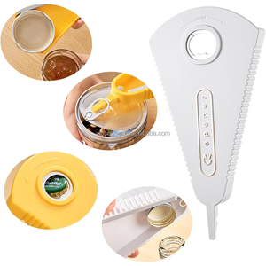 5 in 1 Multi funzione barattolo di birra può apribottiglie Kit con manico in Silicone facile da usare per gli anziani e chi soffre di artrite - Product Image 1