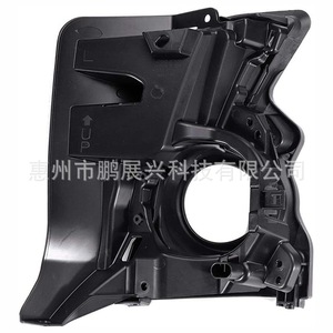 โตโยต้า ไฮแลนเดอร์ 2018-2019 ขายึดไฟตัดหมอก ABS สีดำ ฝาครอบกันชนหน้าฐานยึด - Product Image 4