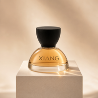 Atomiseur cosmétique en verre de 30 ml et 100 ml en gros avec capuchon en perles de bois naturel, vaporisateur vide pour parfum à fine brume