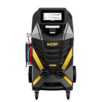 X-568 de récupération d'huile de réfrigérant et de compresseur d'automobile et machine de recharge avec la fonction de nettoyage/machine de récupération de gaz R134a