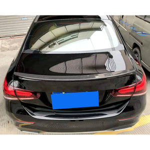 W177 Spoiler posteriore in fibra di carbonio per Mercedes-Benz <span class=keywords><strong>a</strong></span> Class <span class=keywords><strong>AMG</strong></span> A35 A45 Real Carbon Lip 2019 + - Product Image 5