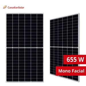 Silicium Monocristallin Pv Module 655w 132 Demi-Cellule de Panneau Solaire Prix