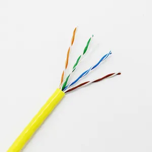 cat5局域网24awg网络300m utp stp ftp sftp 2对4对CAT5E电缆305M 1000英尺铜以太网cat5e电缆室内室外