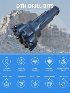 Đầu mũi khoan đá <span class=keywords><strong>DTH</strong></span> chất lượng cao 90MM, mũi khoan dạng nút, khai thác mỏ, thép cacbon, cacbua vonfram, rèn, đạt chuẩn ISO-9001 - Product Image 5