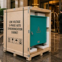 Armoire de contrôle professionnelle pour raccordement au réseau 380V 400V 3P5W Classe 0.5 Isolation 2kV pour alimentation critique de centre de données hospitalier