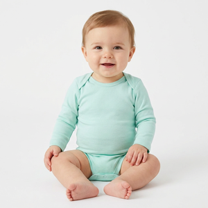 Venta Directa de Fábrica, Proveedor Oro de Alibaba, Tirupur, Pelele Liso para Bebé, Ropa Infantil Barata al por Mayor, Diseño Personalizado, 100% Algodón Orgánico - Product Image 1