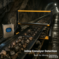 Détecteur de métaux haute sensibilité pour l'exploitation minière avec capteur DSP avancé pour la protection des convoyeurs de mines de fer - Fabricant