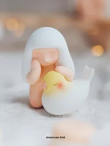 Mei Chai X Luo torta stordita scatola cieca in resina simpatico cartone animato giocattolo figurina buona notte foresta artista casa delle bambole accessori - Product Image 5