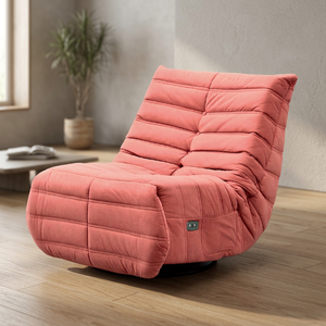 Sillón reclinable eléctrico moderno, giratorio, multifuncional, con función de balanceo. - Product Image 6