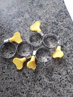 Abrazadera de Manguera Ajustable Tipo Americano YPH de Acero Inoxidable con Mango de Plástico para Tuberías, para Ajustar Mangueras de Agua y Gas