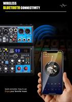 Console de mixage professionnelle avec réverbération, connexion téléphonique, égaliseur, mixeur multicanal pour la musique à domicile et le streaming en direct