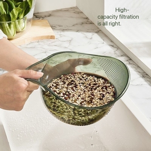 Nhà bếp tổ chức vật nuôi cống giỏ với xử lý colander & lọc cho Gạo Trái Cây bát rửa & cống giỏ lọc - Product Image 4