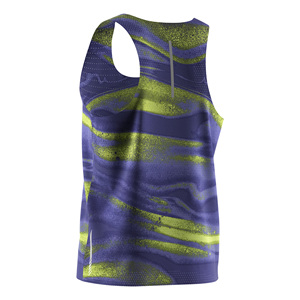 Night <b>Running</b> <b>Singlet</b> with Reflective Logo Lightweight Breathable for Jogging Fitness - Product Image 4