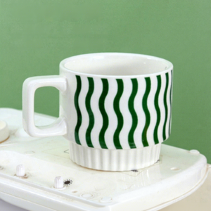 Mug à café en céramique et porcelaine grande capacité pour couple, style INS, haute qualité, pour homme, usage domestique, personnalisable, résistant aux hautes températures - Product Image 2