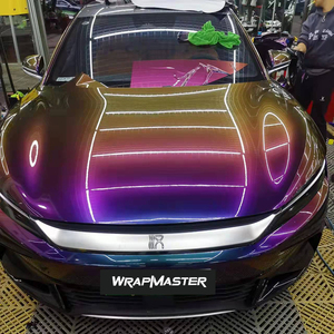 WRAPMASTER 1.52*17m Top Qualité Car Wrap Changement <span class=keywords><strong>de</strong></span> Couleur PET Vinyle PVC <span class=keywords><strong>Fantaisie</strong></span> Galactique Étincelant Caméléon Diamant Protection <span class=keywords><strong>Film</strong></span> - Product Image 1