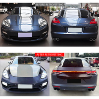 Kit carrosserie pour Panamera 970, modification et mise à niveau de la voiture 2009-2016, modèle 2023, pare-chocs avant et arrière 971.2
