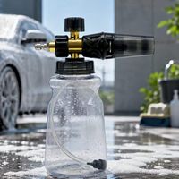 Canon à mousse professionnel Yihao en acier inoxydable pour lavage de voiture, débit de mousse réglable, applications de mousse légère et adhésive, 1000 ml