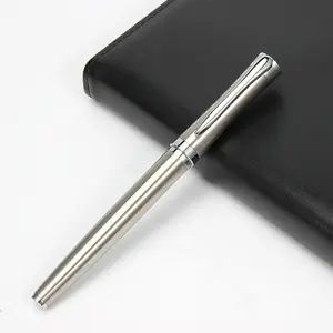Beste Kwaliteit Lage Prijs Custom Metalen Business Reclame Handtekening Aangepaste Logo Geaccepteerd Zwarte Gel Pen