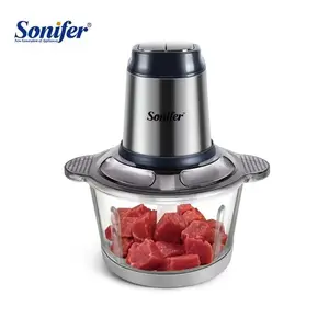 Sonifer SF-8078家用300w 2速电机1.8L碗多功能肉类蔬菜食品切碎机电动