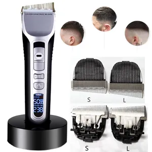 New High End Profissional Barbeiro desvanecimento cabelo Clippers Ajustável Melhor Haircut Máquina Cordless Hair Trimmer Clipper fade