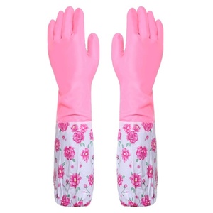 Gants de ménage de vaisselle imperméables durables pour le nettoyage de l'hôtel, le travail à domicile, largement protecteurs, la sécurité des mains - Product Image 1