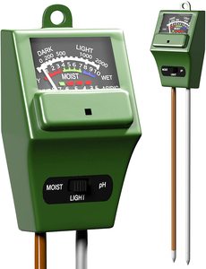 Máy Đo Độ PH Đất Ba Trong Một, Bộ Kiểm Tra Độ Ẩm/Độ PH/Ánh Sáng Ban Ngày, Dụng Cụ Kiểm Tra Nhà Máy Trong Vườn Không Cần Pin - Product Image 4