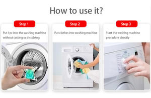 Perlas <span class=keywords><strong>de</strong></span> Detergente <span class=keywords><strong>para</strong></span> Ropa Sólidas Personalizadas Ecológicas, <span class=keywords><strong>Perfume</strong></span> Duradero, Desechables <span class=keywords><strong>para</strong></span> Uso en Prendas - Product Image 5