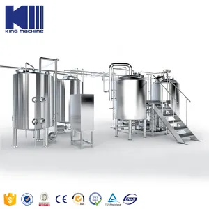 Complete Beer Brewing Production Line Equipment For Craft Beer