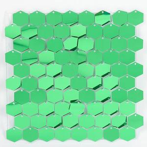 لوحات خلفية براقة لتزيين حفلات الزفاف وأعياد الميلاد والمناسبات، خلفية زخرفية على شكل قشور السمك وحورية البحر مع لمعان وترتر - Product Image 4