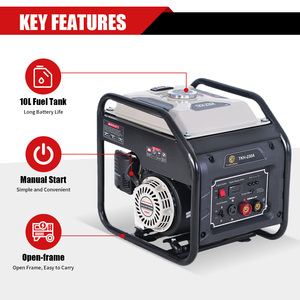 Portable <b>Gasoline</b> Welding Machine 3.2kva Rated voltage 230V Small Open Frame Petrol Welder Welding <b>Generator</b> - Product Image 4