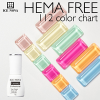 Gel Vernis à Ongles Semi Permanent Hybride Noir Rouge Couleurs HEMA GRATUIT Uv Gel Vernis Émail Ensemble Fournitures de Beauté