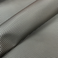 Revêtement en cuir PVC 3D gaufré à motif hexagonal diamant, imperméable, résistant aux rayures, antidérapant pour sièges de voiture
