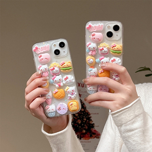Funda 3D de Gato de Dibujos Animados <span class=keywords><strong>para</strong></span> <span class=keywords><strong>iPhone</strong></span> 15 Pro Max, Funda de Lujo <span class=keywords><strong>para</strong></span> Móvil 14 Pro Max <span class=keywords><strong>para</strong></span> <span class=keywords><strong>Mujer</strong></span>, Antigolpes, con Embalaje - Product Image 1